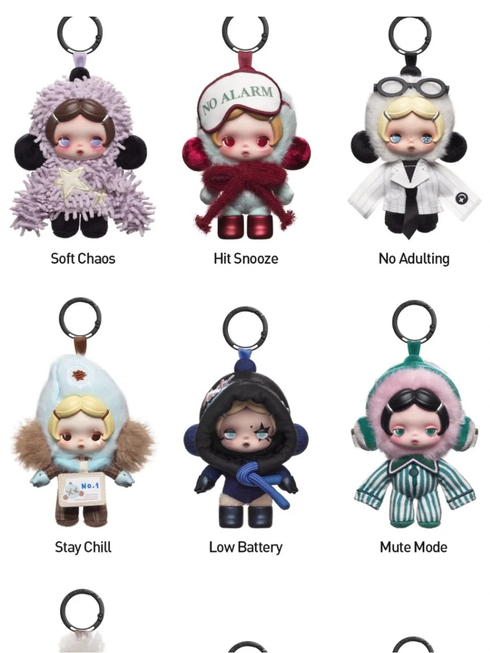 POP MART SKULLPANDA Off Mode Series Plush Doll Pendant Stay Chill Confirmed